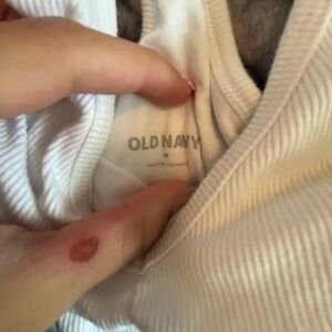 Old Navy Classic White Ribbed Tank